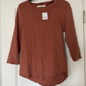 Free people long sleeve shirt